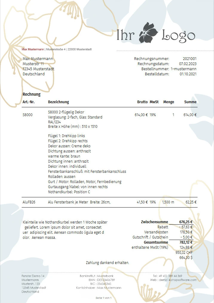 Hintergrundgrafik im Geschäftsspapier